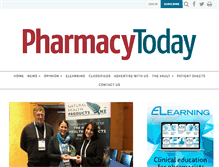 Tablet Screenshot of pharmacytoday.co.nz